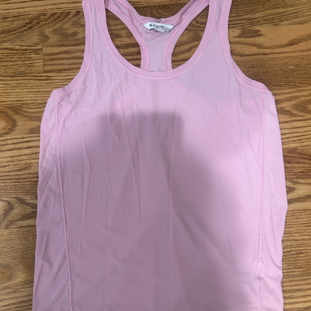 Athleta Light Pink Sports Tank Top